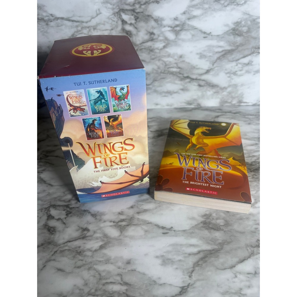 Wings of Fire The First Five Books Box Set Tui T Sutherland Paperback Scholastic